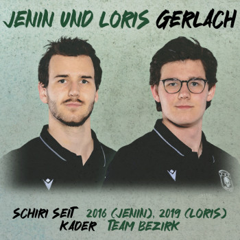 Unsere Schiedsrichter - Jenin und Loris Gerlach