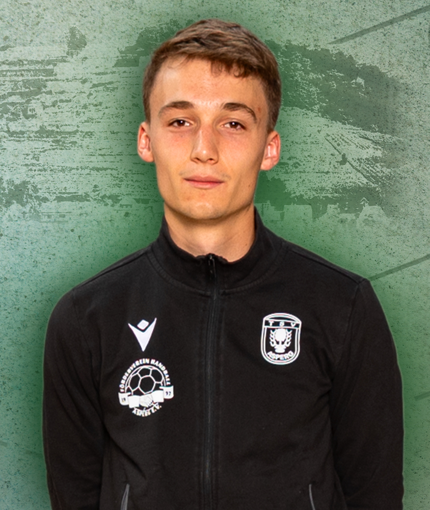 Der Trainer der männlichen C-Jugend Sebastian Margraf