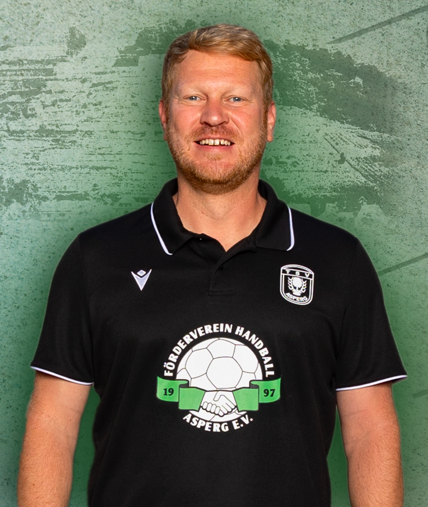 Der Trainer der gemischten E-Jugend Gerrit Strauch