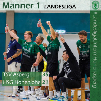 11.10.2025 Männer 1 - HSG Hohenlohe 35:21 | Bild: Mike Matysik (www.portraction.de)