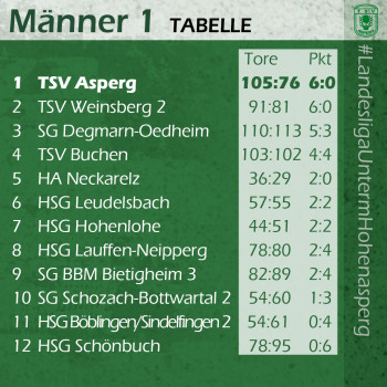 11.10.2025 Männer 1 - HSG Hohenlohe 35:21