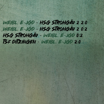 Ergebnisse vom Wochenende