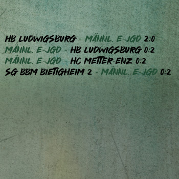 Ergebnisse vom Wochenende