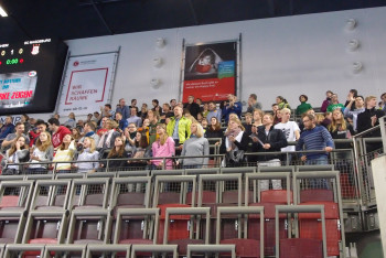 Die Asperger Jugend beim Bundesligaspiel SG BBM Bietigheim - SC Magdeburg